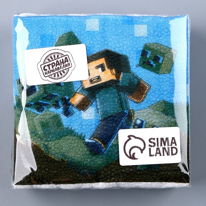 Салфетки бумажные однослойные «Игр», 24 × 24 см, в наборе 20 шт. Салфетки бумажные однослойные «Игр», 24 × 24 см, в наборе 20 шт.