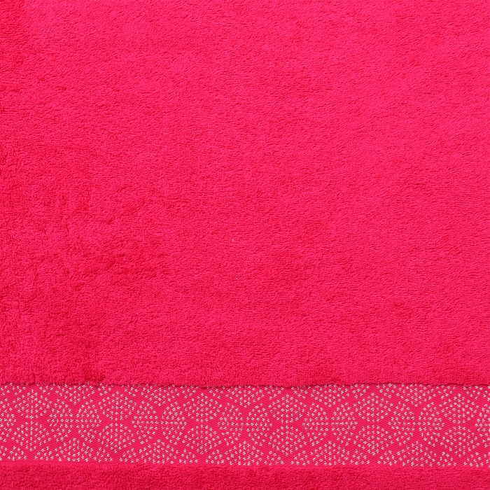 Полотенце махровое Modello argento цвет малиновый, 50Х90, 460г/м хл100%