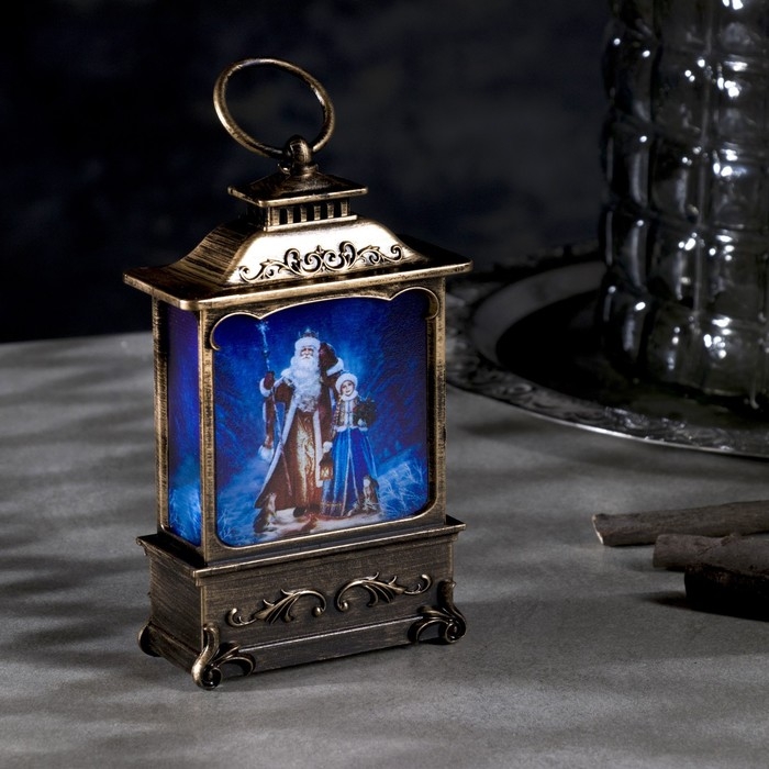 Светодиодная фигура «Дед Мороз и Снегурочка» 7.6 × 13.5 × 3.2 см, пластик, батарейки AG13х3 (в комплекте), свечение тёплое белое Светодиодная фигура «Дед Мороз и Снегурочка» 7.6 × 13.5 × 3.2 см, пластик, батарейки AG13х3 (в комплекте), свечение тёплое белое