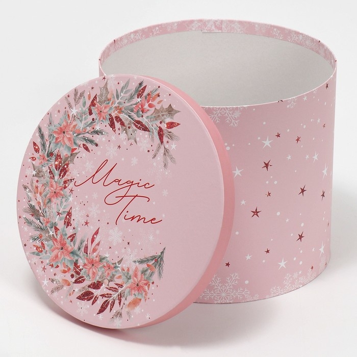 Коробка подарочная «Magic time», 19,5 х 22 см, Новый год Коробка подарочная «Magic time», 19,5 х 22 см, Новый год