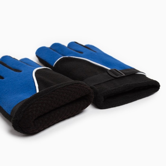 Перчатки мужские двухслойные MINAKU цв. синий, р-р 26 см Перчатки мужские двухслойные MINAKU цв. синий, р-р 26 см