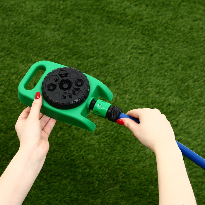 Распылитель-дождеватель, 8 режимов, под коннектор, Greengo Распылитель-дождеватель, 8 режимов, под коннектор, Greengo