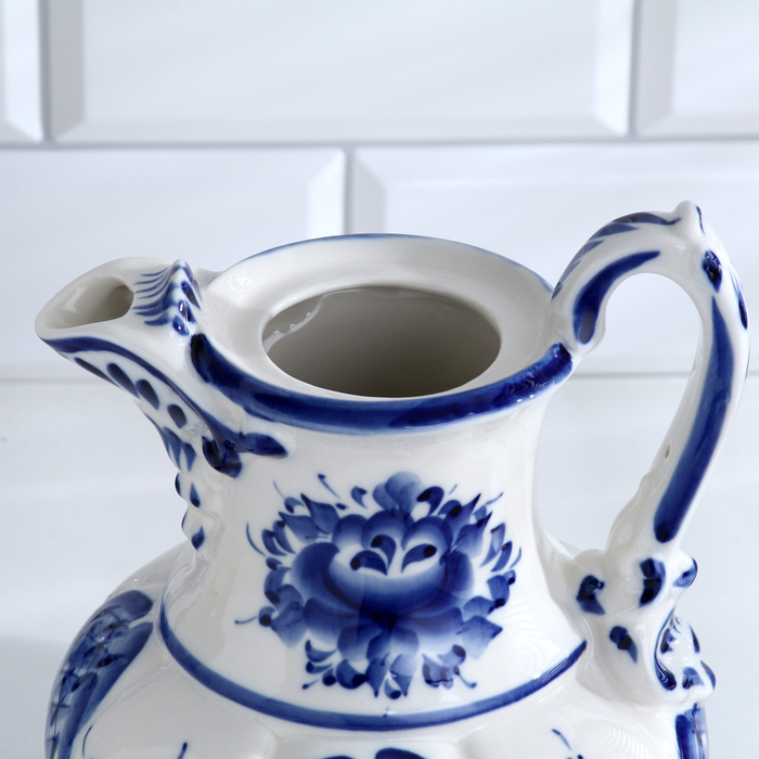 Кувшин «Восточный», 15х18х27 см, 1,76 л, гжель Кувшин «Восточный», 15х18х27 см, 1,76 л, гжель