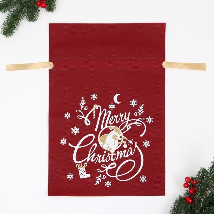 Новый год. Мешок подарочный Новый год. Мешок подарочный "Время чудес", 30 x 45 см