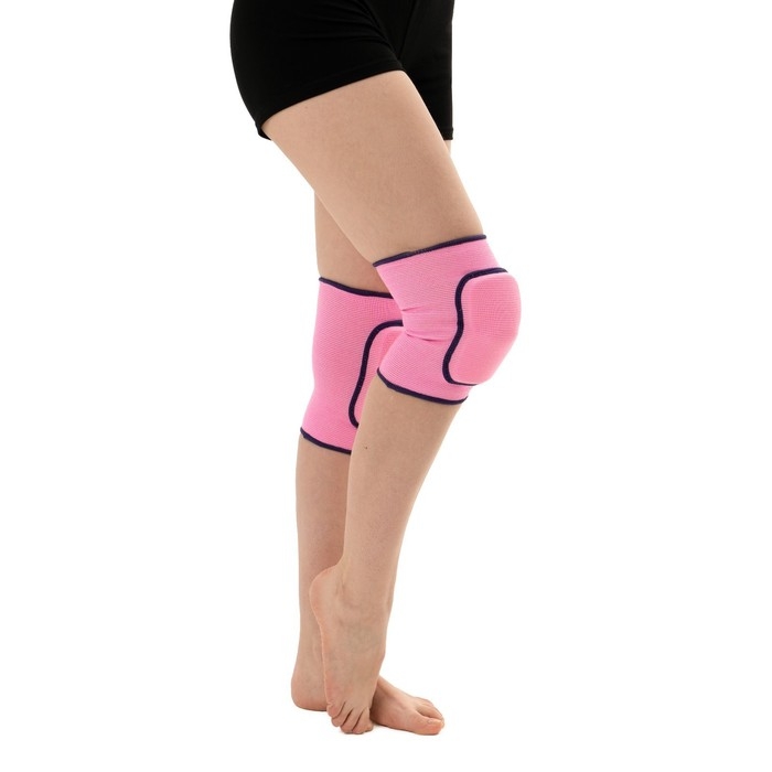 Наколенники детские ONLYTOP, 5-8 лет, цвет розовый Наколенники детские ONLYTOP, 5-8 лет, цвет розовый