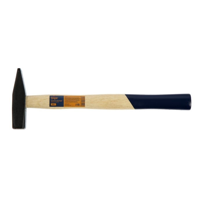 Молоток слесарный ТУНДРА, квадратный боек, деревянная рукоятка, 300 г Молоток слесарный ТУНДРА, квадратный боек, деревянная рукоятка, 300 г