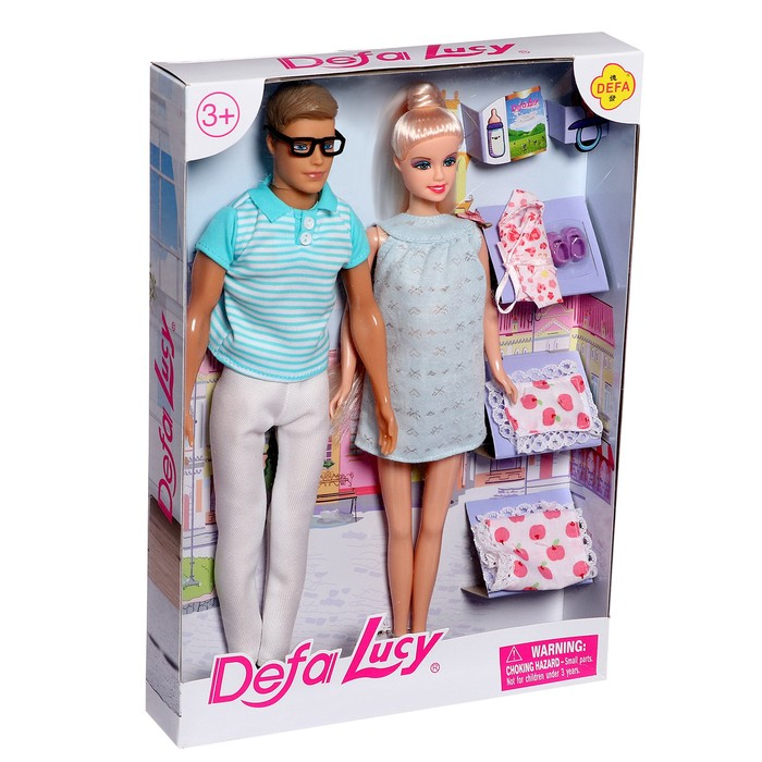 Набор кукол «Дружная семья» с аксессуарами, МИКС Набор кукол «Дружная семья» с аксессуарами, МИКС