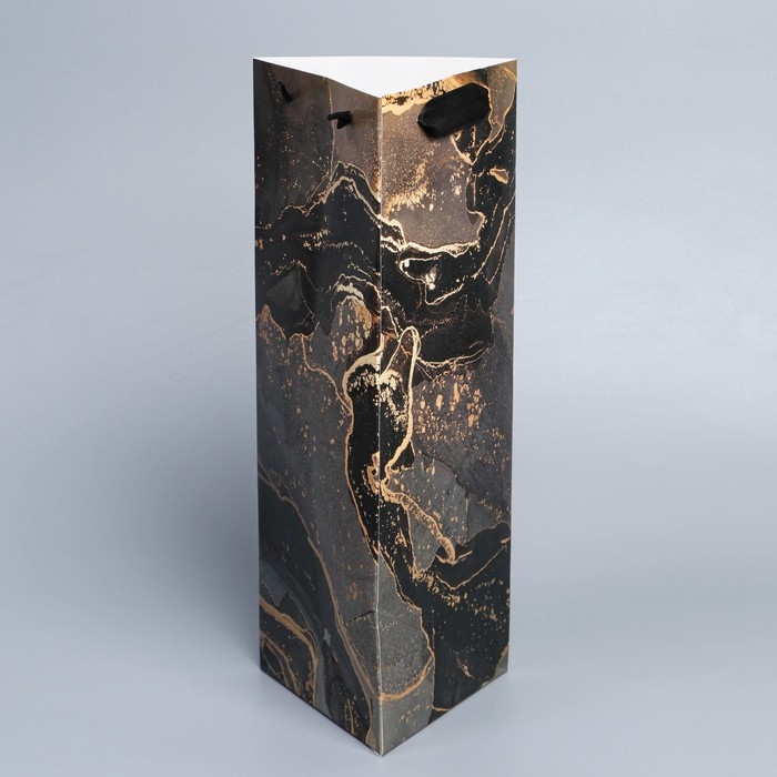 Пакет подарочный под бутылку, упаковка, «Present», 13 х 32 х 11,3 см