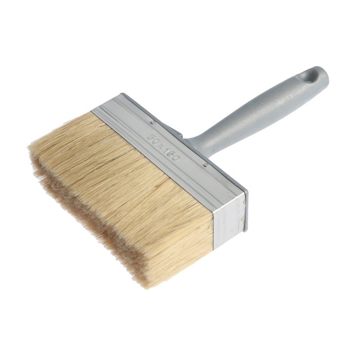 Кисть-макловица ТУНДРА, натуральная щетина, пластиковая рукоятка, 50х150 мм Кисть-макловица ТУНДРА, натуральная щетина, пластиковая рукоятка, 50х150 мм