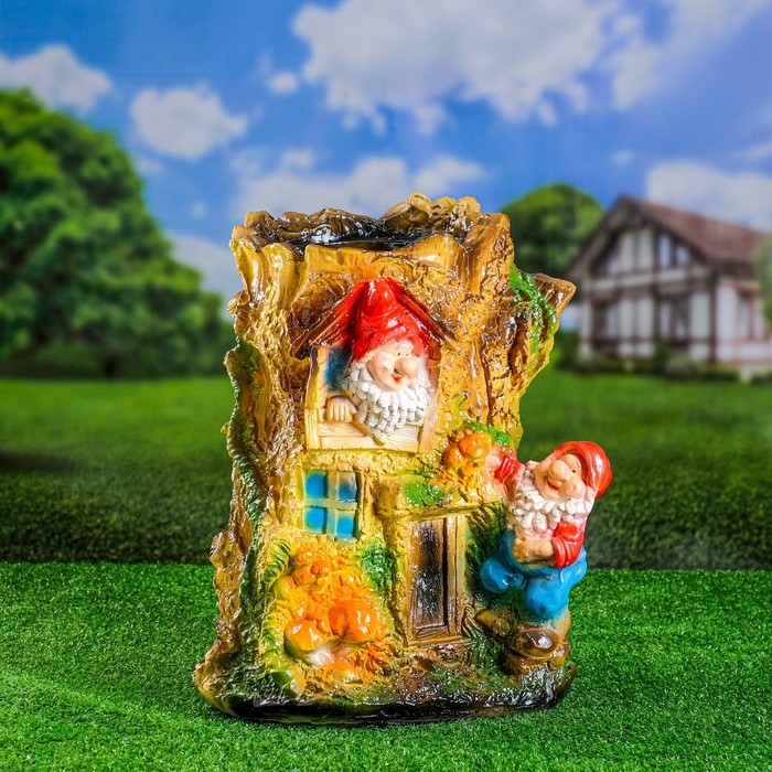 Фигурное кашпо Фигурное кашпо "Пень дом" 44см