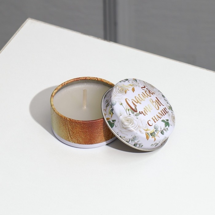 Свеча, подарок гостям «Спасибо, что вы с нами», 2,5 х 5 см. Свеча, подарок гостям «Спасибо, что вы с нами», 2,5 х 5 см.