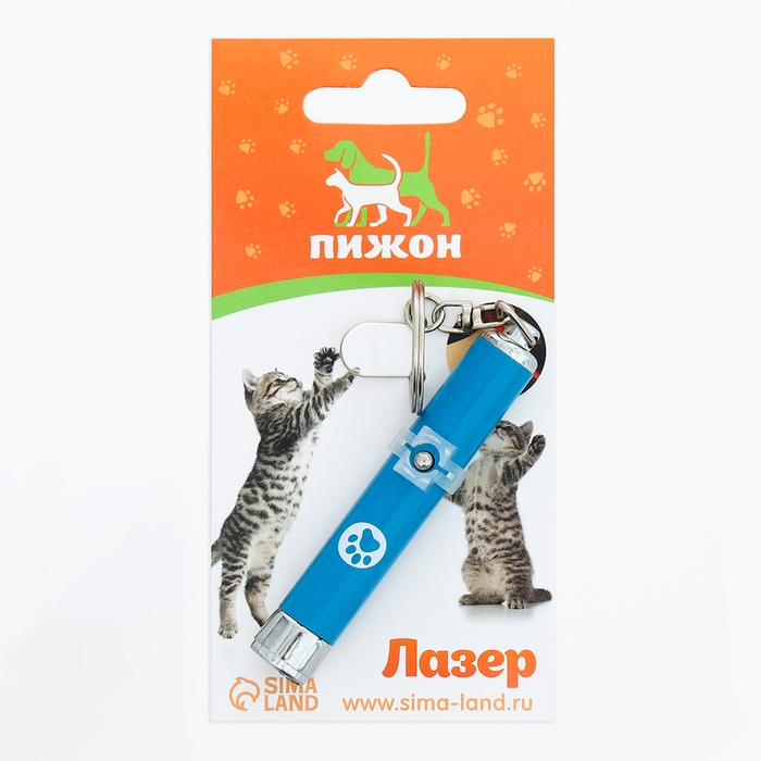 Лазерная указка для кошек  Лазерная указка для кошек "Лапка" с батарейками с батарейками