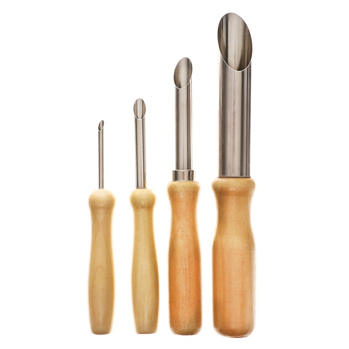 Набор инструментов для лепки Calligrata, 4 штуки, 21,5 мм, 10,5 мм, 7,3 мм, 3,2 мм Набор инструментов для лепки Calligrata, 4 штуки, 21,5 мм, 10,5 мм, 7,3 мм, 3,2 мм