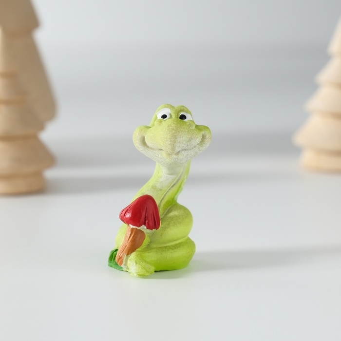 Сувенир полистоун Сувенир полистоун "Добрый змей" МИКС 2,5х2,5х4 см