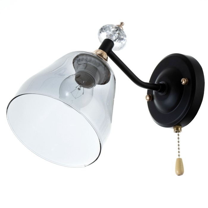 Бра  Бра "Клео" Е27 40Вт черный 27х13х21см