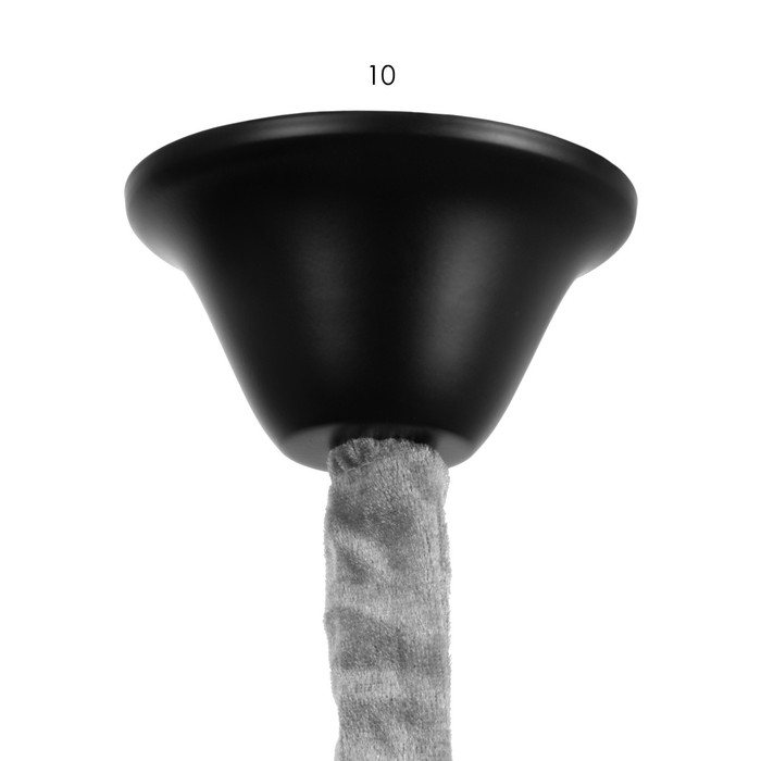 Люстра Люстра "Далила" 5хЕ14 40Вт черный золото 40х40х39см BayerLux