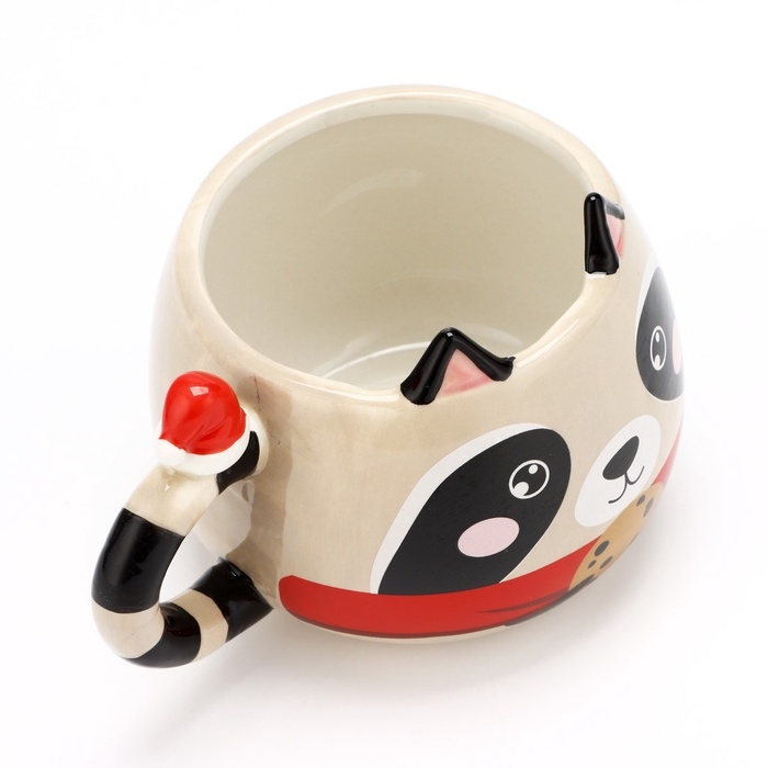 Новый год. Кружка керамическая «Енотик», 400 мл Новый год. Кружка керамическая «Енотик», 400 мл