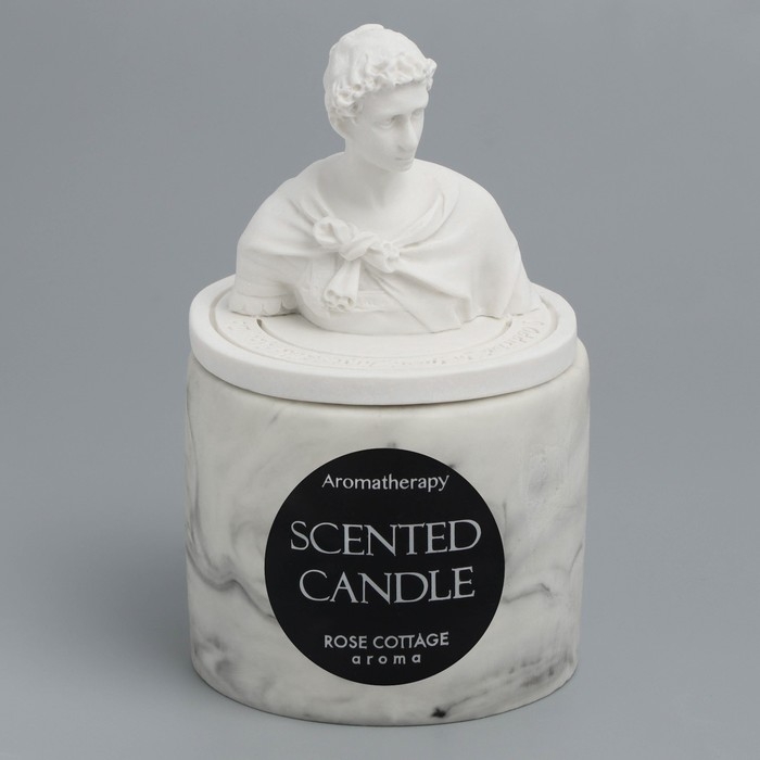 Свеча в бетоне ароматическая  Свеча в бетоне ароматическая "Лилия", соевый воск