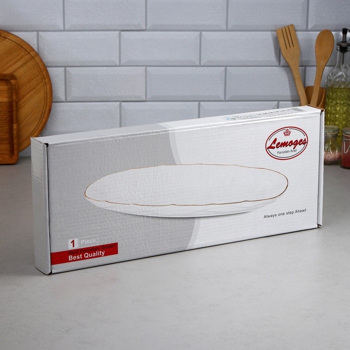 Селедочница «Рыбное ассорти», 1.5 л, золотая обводка, фарфор, Иран Селедочница «Рыбное ассорти», 1.5 л, золотая обводка, фарфор, Иран