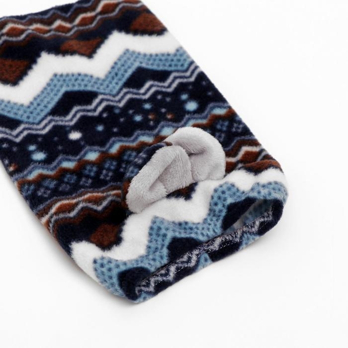 Шапка-капор зимняя для собак, M-L(ДС 24 см, ОМ 30 см), микс Шапка-капор зимняя для собак, M-L(ДС 24 см, ОМ 30 см), микс