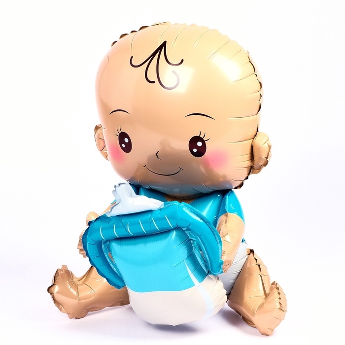 Шар фольгированный 36 Шар фольгированный 36" «Улыбающаяся малыш с соской. Мальчик», под воздух