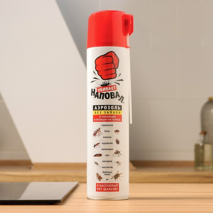 Инсектицидное средство  Инсектицидное средство "Наповал", дихлофос, 600 мл.