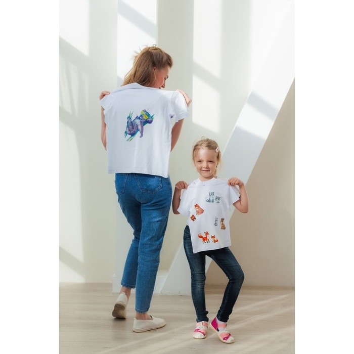 Термотрансфер «Мамы с малышами», 19,5 × 21 см, 4 дизайна, цена за 1 лист Термотрансфер «Мамы с малышами», 19,5 × 21 см, 4 дизайна, цена за 1 лист