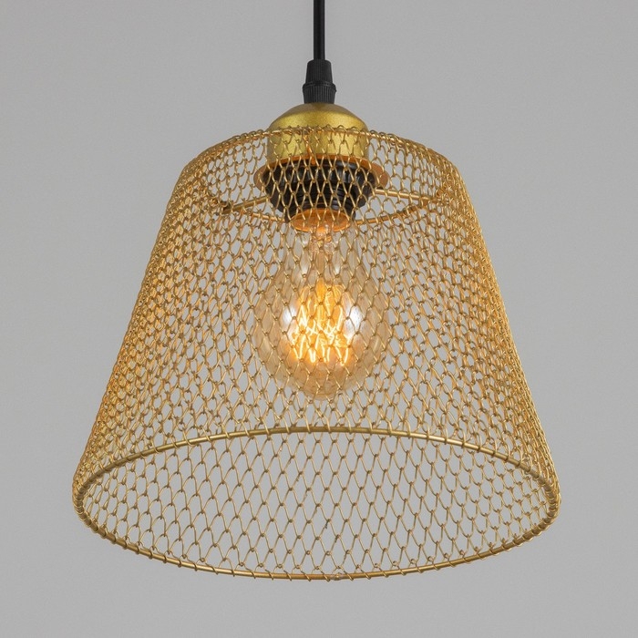 Светильник BayerLux Светильник BayerLux "Фиш" Е27 40Вт золото 20х20х16-116см