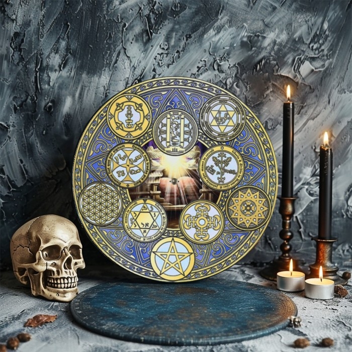 Спиритическая доска Спиритическая доска "Ковчег заветной женщины", d=27см