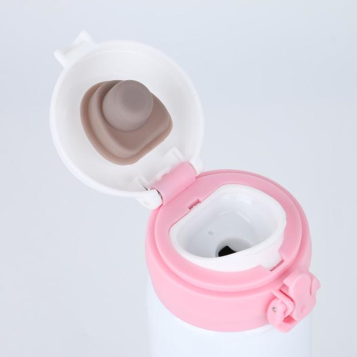 Термос, 450 мл, Топ "Единорог", сохраняет тепло 10 ч, 7 х 24.5 см, микс