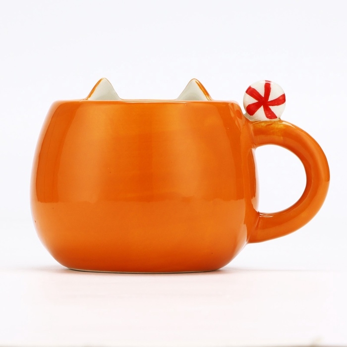 Новый год. Кружка керамическая«Белочка», 400 мл Новый год. Кружка керамическая«Белочка», 400 мл