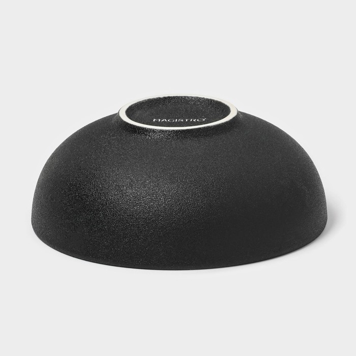 Набор салатников керамических Magistro Carbon, 3 предмета: d=11/16/19,5 см, 250/650/1,2 л Набор салатников керамических Magistro Carbon, 3 предмета: d=11/16/19,5 см, 250/650/1,2 л