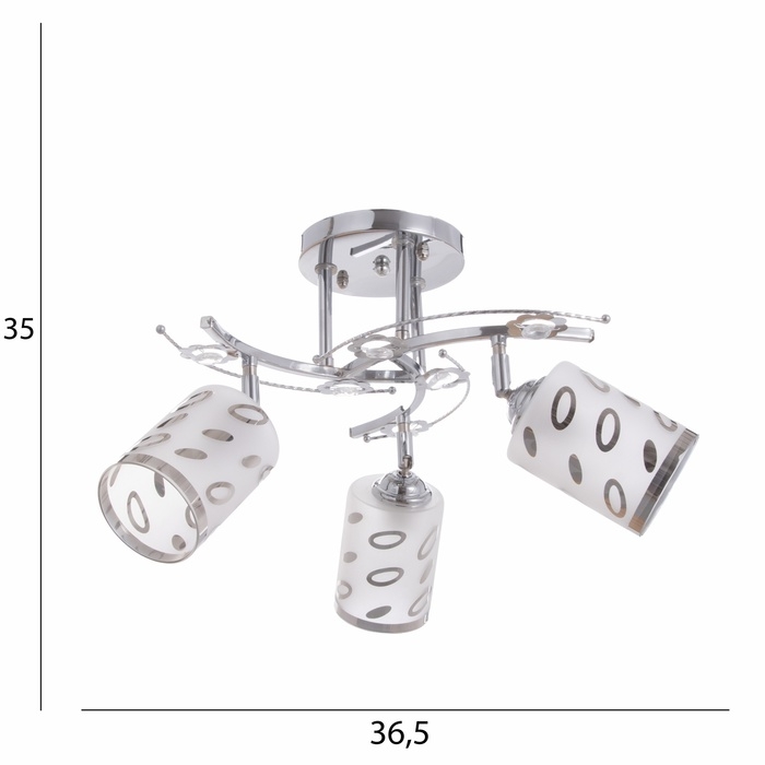 Люстра Люстра "Адри" 3х40Вт Е27 Хром МОДЕЛЬ: 2638726