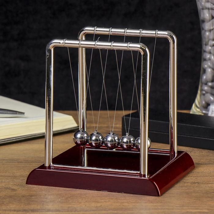 Маятник Маятник "Шары техно" квадрат 13,5 x 13,5 x 11 см