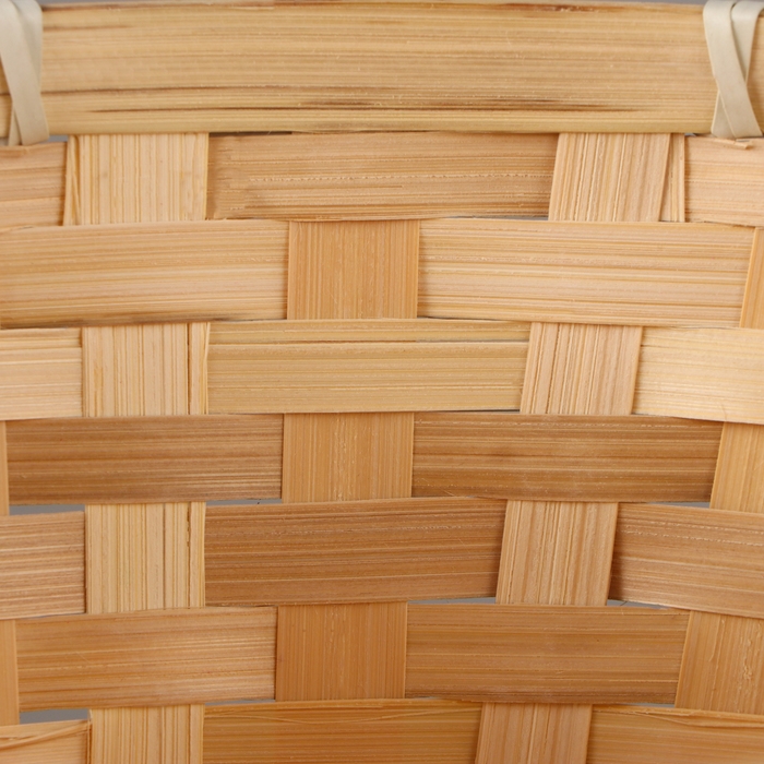 Корзина плетёная, 26 х 12/30 см, бамбук, натуральный Корзина плетёная, 26 х 12/30 см, бамбук, натуральный