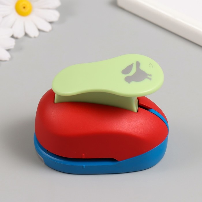 Дырокол фигурный рисунок 3,8х3,8 см Дырокол фигурный рисунок 3,8х3,8 см "Птичка" 7х5,2х9,2 см, МИКС