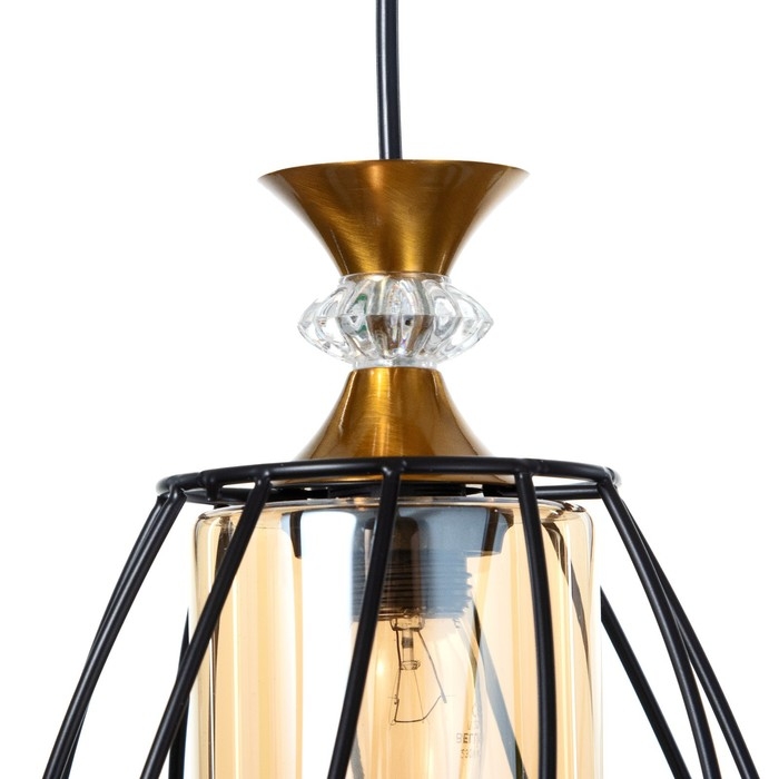 Светильник BayerLux Светильник BayerLux "Кронос" E27 40Вт черный 19х19х18,5-118 см