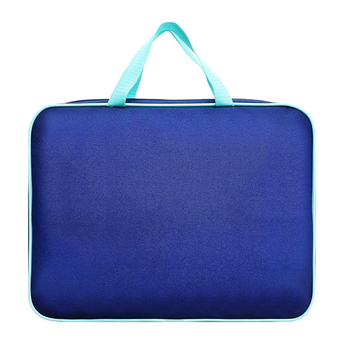 Папка с ручками текстильная А4, 350 х 265 x 75 мм, ПМД 4-20 "Неон бабочки"