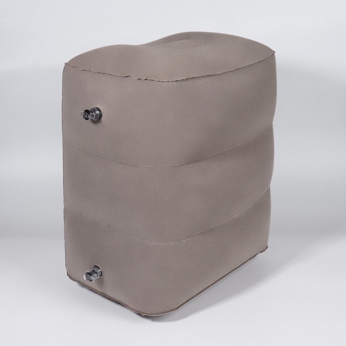 Подушка надувная, 40 × 30 × 45 см, в чехле, цвет серый Подушка надувная, 40 × 30 × 45 см, в чехле, цвет серый