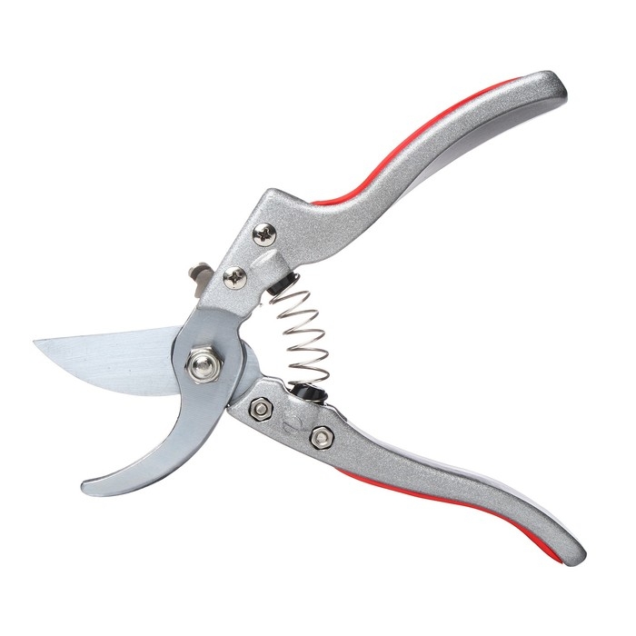 Секатор плоскостной, 8.6 Секатор плоскостной, 8.6" (22 см), с металлическими ручками, Greengo