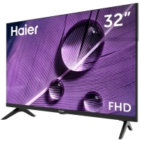 Телевизор Haier SMART TV S1, 32", 1920х1080, DVB-T2/C/S2, HDMI 3, USB 2, SmartTV, чёрный