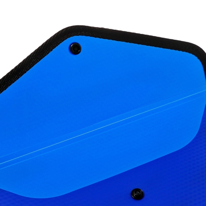 Папка-конверт на кнопке 260 х 140мм (Travel), 550 мкм, ErichKrause Папка-конверт на кнопке 260 х 140мм (Travel), 550 мкм, ErichKrause "Diamond Total Blue", обшитая, тиснение, непрозрачная, синяя