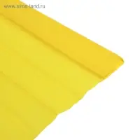 Бумага крепированная 50&times;200 см, в рулоне, 32 г/м&sup2;, жёлтая