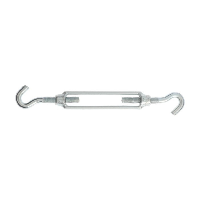 Талреп крюк-крюк ТУНДРА krep,  DIN1480, М8, оцинкованный, 1 шт Талреп крюк-крюк ТУНДРА krep,  DIN1480, М8, оцинкованный, 1 шт