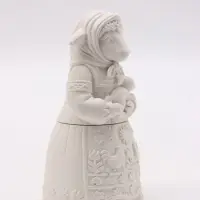 Фигурка декоративная &laquo;Коза Нюша&raquo;, неокрашенная, 13&times;7 см, белая