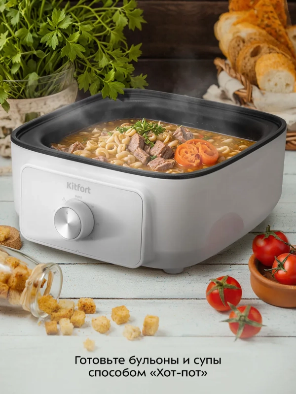 Пароварка электрическая с таймером КТ-6484 - 1000 Вт Пароварка электрическая с таймером КТ-6484 - 1000 Вт