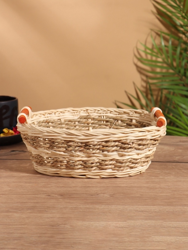 Корзина плетеная 25x19x9 см, ротанг