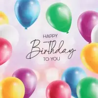 Бумага упаковочная глянцевая Happy Birthday, 50&times;70 см