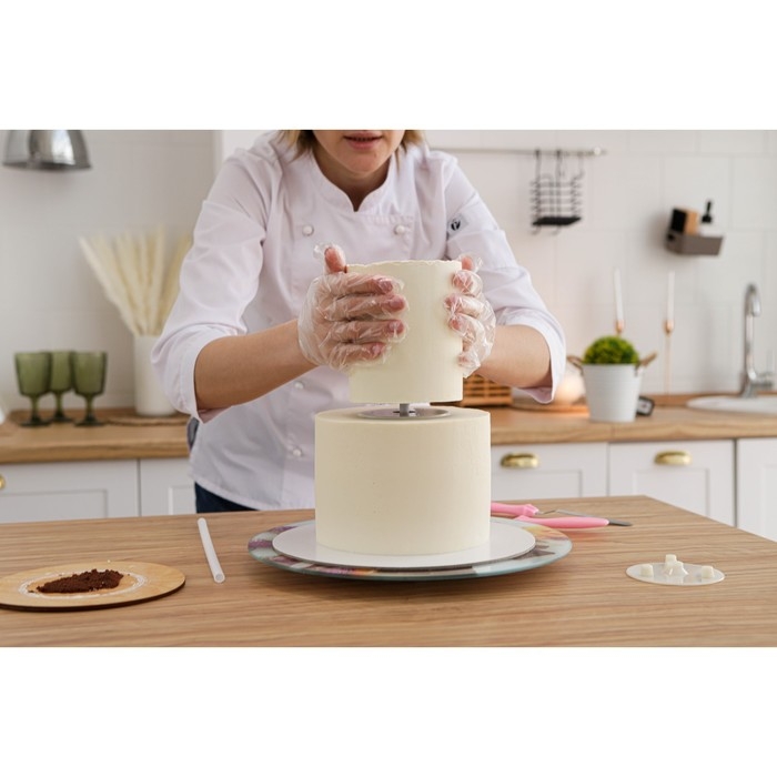 Набор палочек-дюбелей для кондитерских изделий Доляна, d=1,8 см, 32 см, 4 шт Набор палочек-дюбелей для кондитерских изделий Доляна, d=1,8 см, 32 см, 4 шт