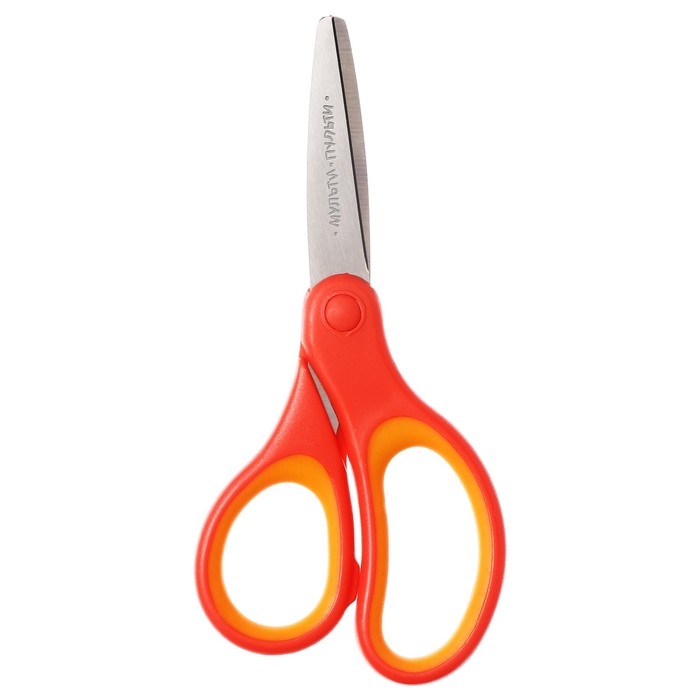 Ножницы детские Мульти-Пульти Ножницы детские Мульти-Пульти "Чебурашка", 13,8см, трай-ми кард, европодвес